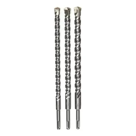 Kit de Brocas SDS Plus Longas Fertak com 3 Peças (12mm, 14mm e 16mm x 300mm)