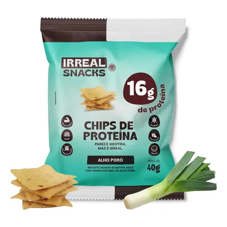 Snacks Alho Poro 40g - Irreal