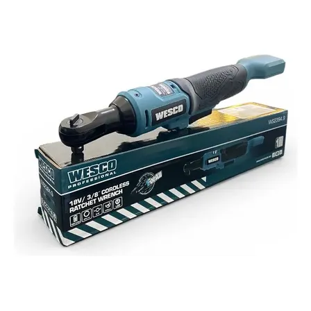 Chave Catraca 3/8 Sem Bateria Wesco Azul-petróleo