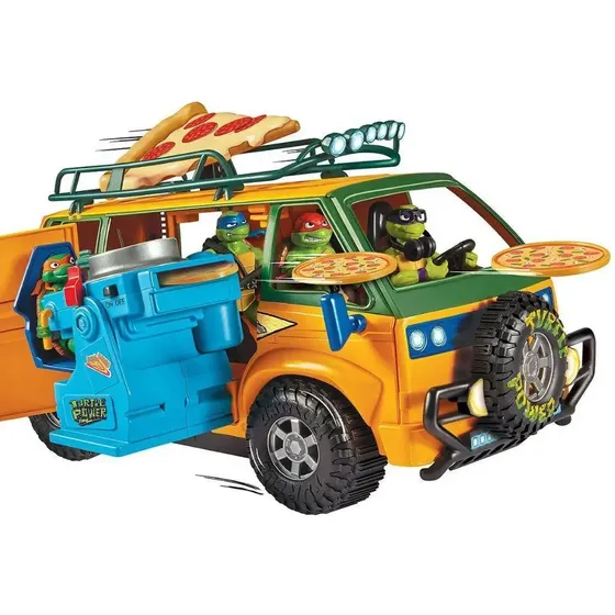 Veiculo Van de Pizza 3674 As Tartarugas Ninja com Lança Pizzas Sunny Brinquedos