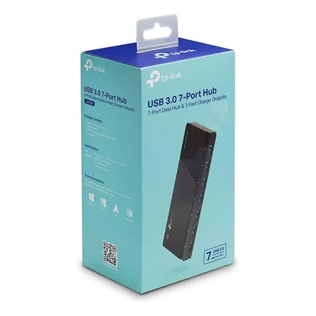Hub Usb Tp-link Uh700 3.0 - 7 Portas Preto