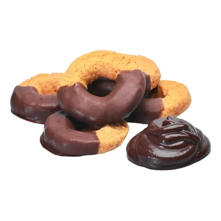 Biscoitos Finos De Nata Com Chocolate Belga Petit Four 120g