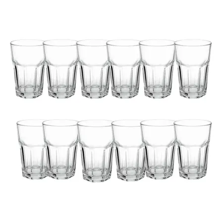 Jogo Copo Bristol 410ml 12 Peças - Nadir Cristalino
