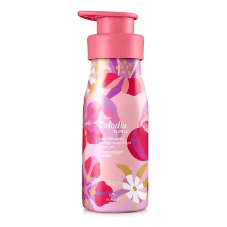 Creme Nutritivo Natura Tododia Flores Para O Corpo 400 Ml Floral