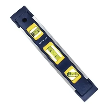 Nível Torpedo 9 Pol 228mm Base Magnética 3 Bolhas Vertical