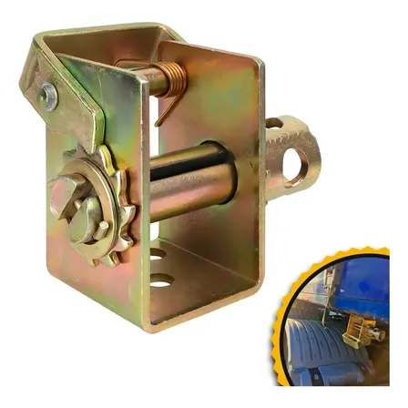 Catraca Fixa Sider 5 Toneladas Cinta Fita 50mm Aço Galvanizado Reforçada Amarração Carga Caminhão Brava Zinco