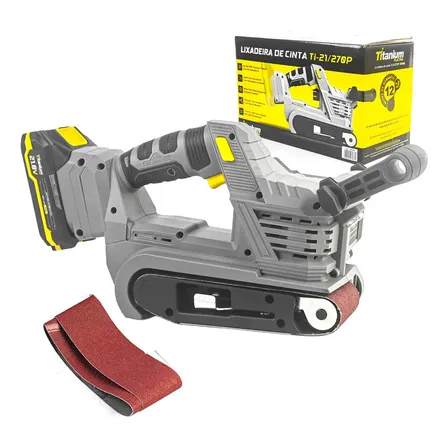 Lixadeira De Cinta A Bateria 21v Titanium Ti-21/270p