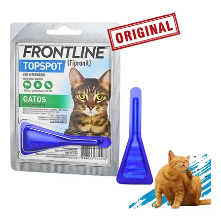 Frontline Topspot Gatos Mata Pulgas Carrapatos Piolhos Pipeta
