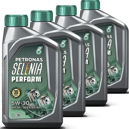 Kit 4 Litros De Oleo Petronas Selenia Perform 5w30 Sintetico