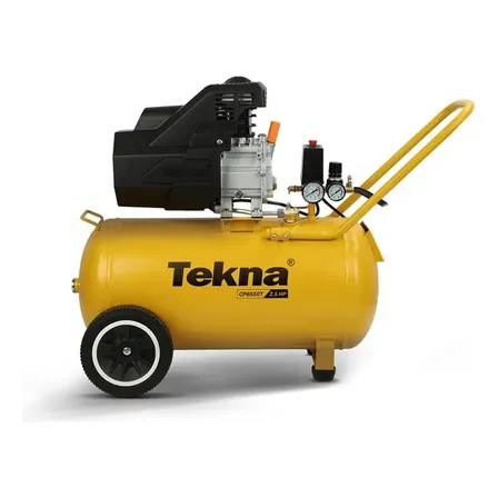 Compressor De Ar Cp8550t 2,5hp 8 Pés 43 Litros Com Kit De Acessórios Tekna Amarelo 127v 60 Hz Monofásica