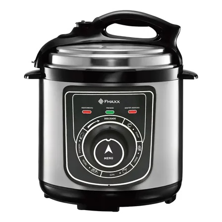 Panela De Pressão Elétrica Fmaxx Chef 4 Litros 800w Prateado 60hz