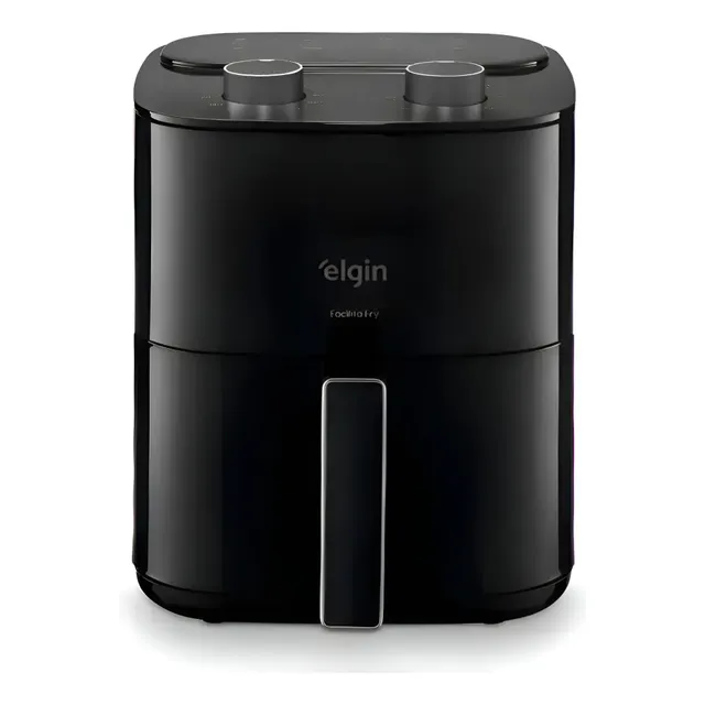Fritadeira Air Fryer Elgin Facilita Fry 3,5l Potência 1400w Cor Preto