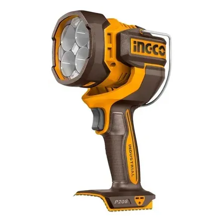 Lanterna Refletora 2500 Lumens 20v S/bat Cwli20885 Ingco Branco Laranja