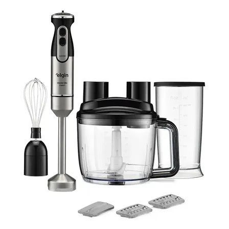 Mixer Master Mix 5 Em 1 Elgin 1.000w 110v 5 Funções Prateado