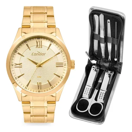 Kit Condor Masculino Dourado Co2036mxz/k4x Dourado Champanhe