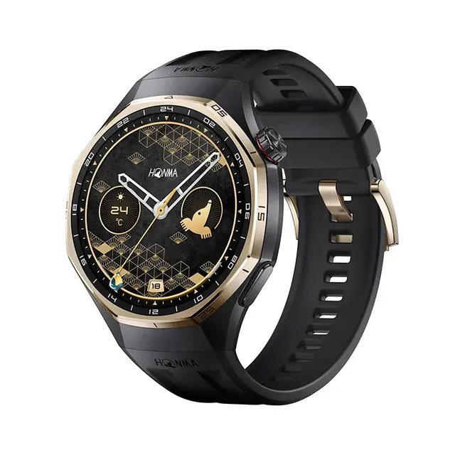 Smartwatch Huawei Watch Gt 6 Pro Honma 46mm Bateria Com Autonomia De Até 21 Dias Mais De 100 Modos Esportivos Corrida De... Liga De Titanio