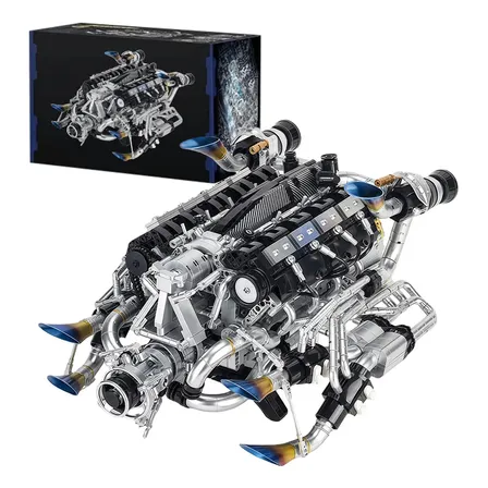 Blocos De Montar Construção - Série De Motores V8 (2773 Pcs) 2773 Motor V-8