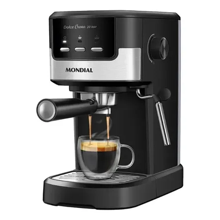 Cafeteira Espresso Mondial Dolce Crema 1200w C-21-e-cnp Preto 220v