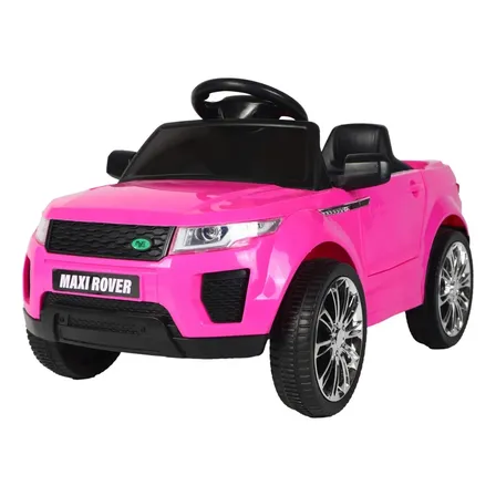 Carro Elétrico Infantil Maxi Rover Frente/Re 6v Maxi Toys - ROSA