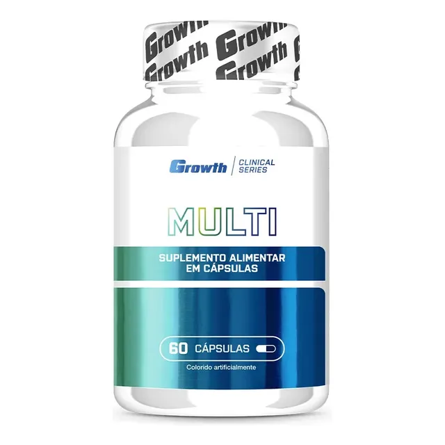 Multivitamínico 60 Cáps. Growth Supplements - Sem Sabor Sem Sabor