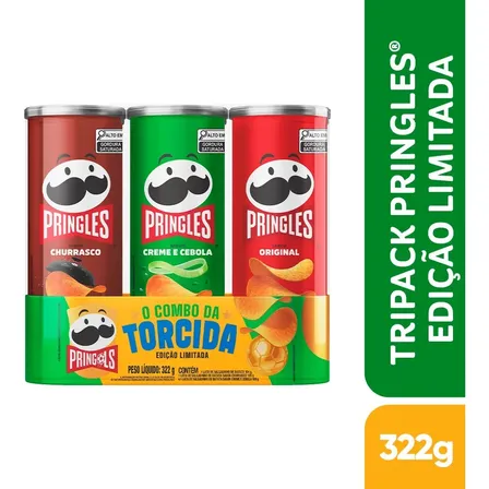 Salgadinho Festa Do Futebol 322g- Pringles