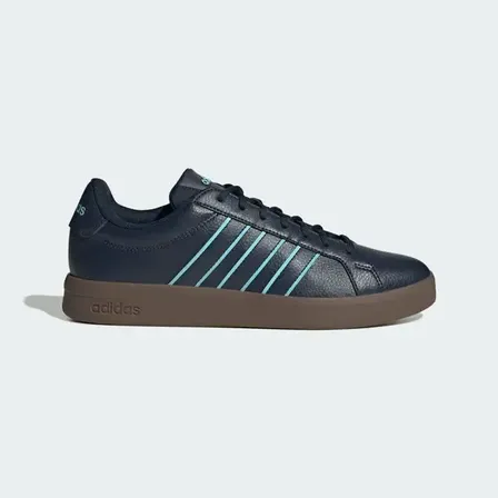 Tênis Masculino Grand Court Base 3.0 adidas Legink/iceblu/legink Lisa 41 Br