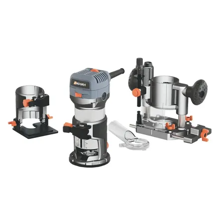 Tupia Manual Kit 3 Em 1 Ancora Tools 170w Com Base De Corte E Base De Mergulho 220v