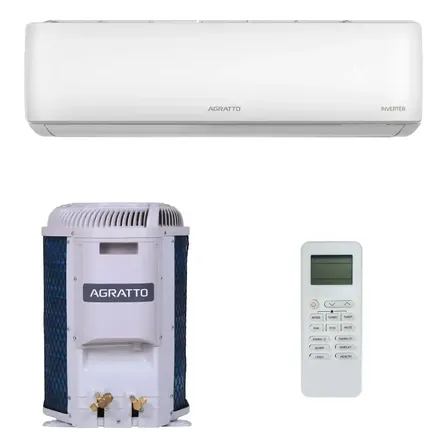 Ar Condicionado Hi Wall Agratto Zen Top Inverter 9k Qf 220v Branco