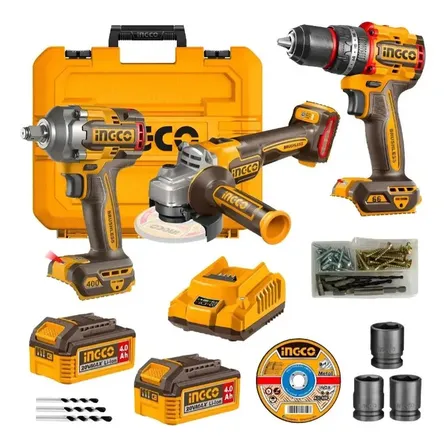 Kit De Ferramentas Elétricas Ingco Ckli20358-9 Peças