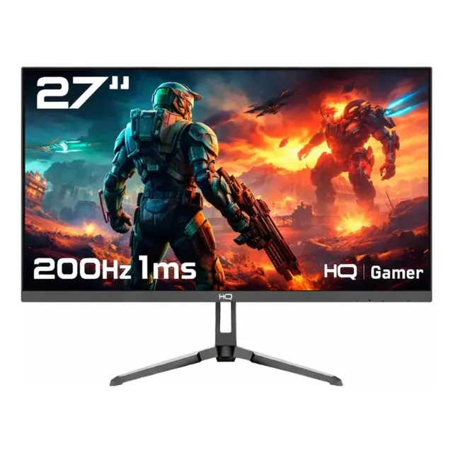 Monitor Gamer Hq Ultra 27 Ips 1ms 200hz Hq27ip200 Hdmi/dp Preto 127/220v