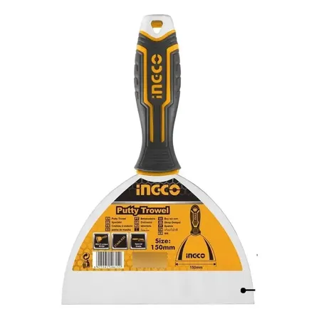 Espátula De Aço Inox 150mm Profissional Reforçada Ingco