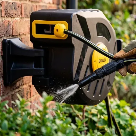 Enrolador Automático De Mangueira 20m Retrátil Evald