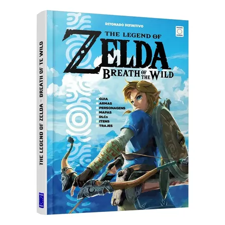 Zelda: Breath Of The Wild - Guia Detonado Definitivo Capa Dura Editora Europa