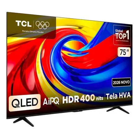Smart Tv 75 4k Qled Google Tv Até 120hz Dolby Vision Atmos