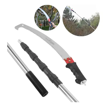 Serrote Para Poda E Camping Com Gancho 12,5 Preto
