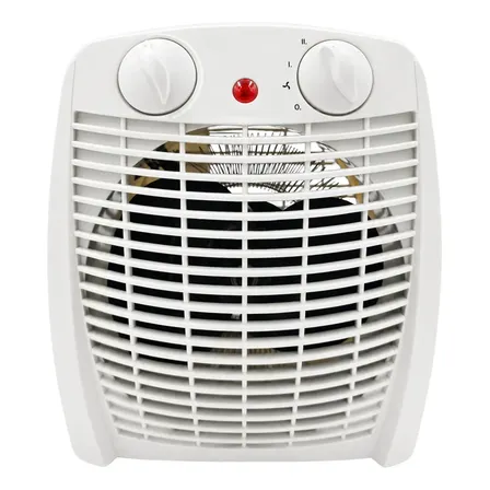 Aquecedor Elétrico 2 Em 1 Kian Branco 1800w Aq100 2 Níveis De Aquecimento + Ventilação