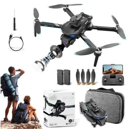 Xt606 Drone 8k Dual Camera Brushless Motor Rc Quadcopter Gn-506 Genaitools