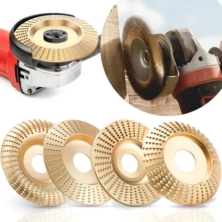 Kit 4 Disco De Desbaste De Madeira Esculpir Esmerilhadeirade Desbaste Szr Kit 4 Discos Desbaste Madeira 100mm X 2mm Grão 4 Cor Dourado 4 Unidades
