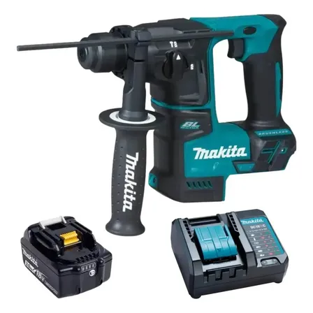 Martelete Sds Plus Bateria 18v 3,0ah Carregador Makita