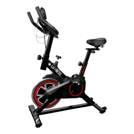 Bicicleta Ergométrica Spinning Cardio E Musculação X11 Em Aço Preto/vermelho