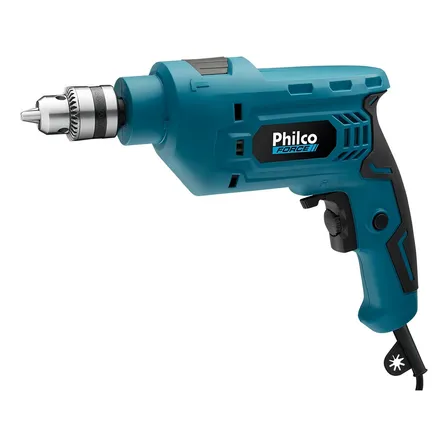 Furadeira Force PFU01 650W 5 Velocidades 3/8 com Função Impacto Azul Philco