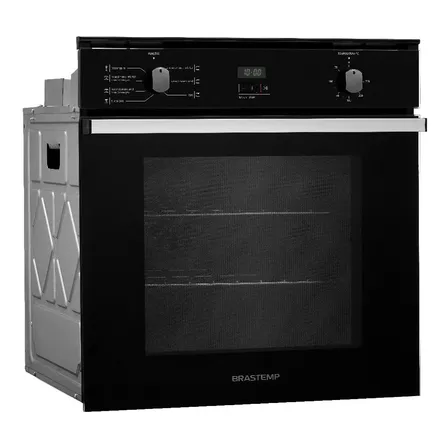 Forno De Embutir Elétrico Brastemp 84l Preto Timer - Boc84ae 220v