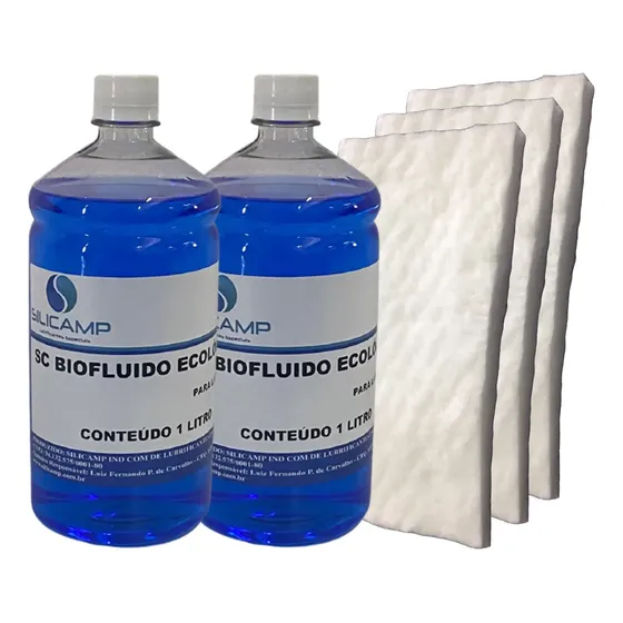 2 Bio Fluido Lareira Ecológica + 3 Absorvente Cerâmico 30x15