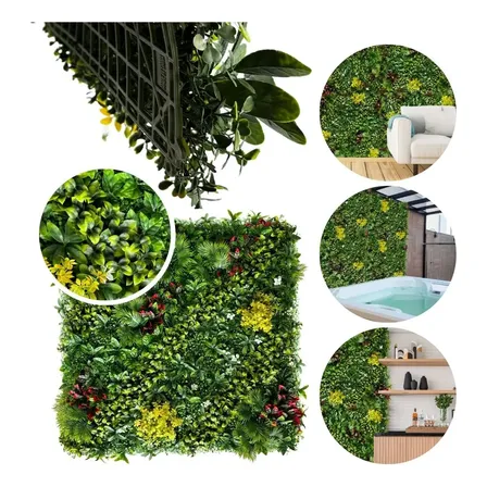 Placa De Luxo 1m² Para Jardim Vertical Artificial Realista