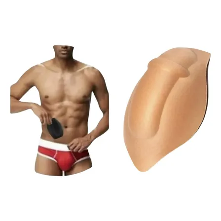 Aumento Peniano- Enchimento De Cueca Sunga Natural- Bojo