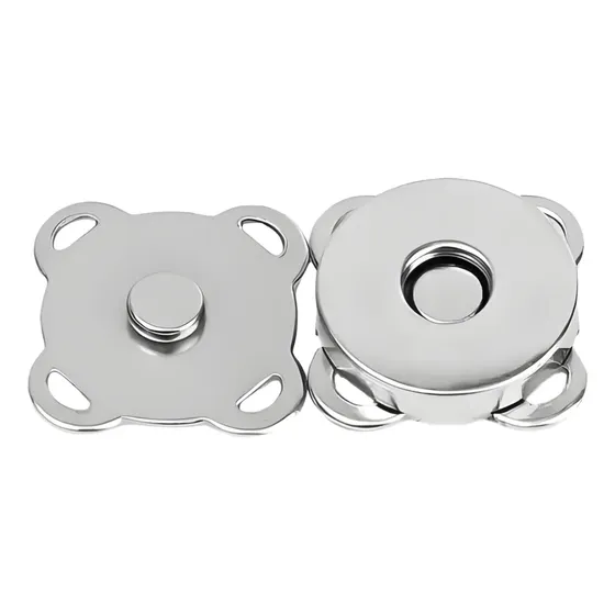 Botão Magnético Imantado 18mm Costura P/ Bolsas 50 Unidades