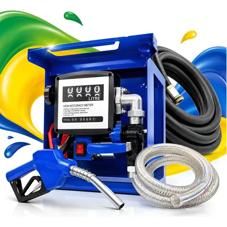 Estação 12v Bomba Abastecimento Transferencia Diesel 40lpm