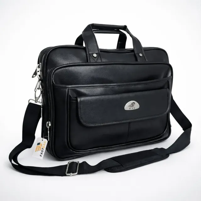 Bolsa Pasta Notebook Grande Couro Masculino Maleta Executiva