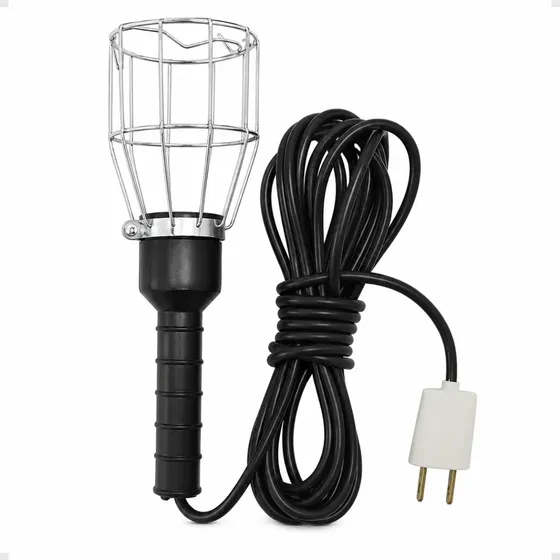Pendente De Luz Com Pino De Tomada Sem Lâmpada