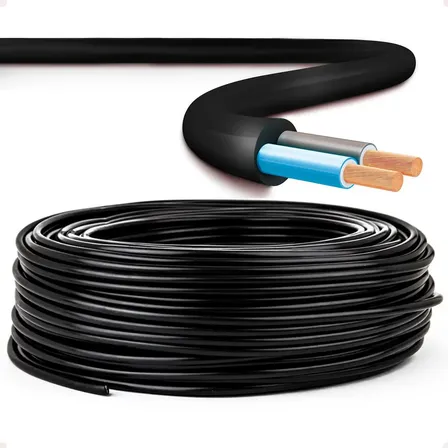 Fio Cabo Pp Comando Flexível 2x 2,50mm Extensão 100 Metros
